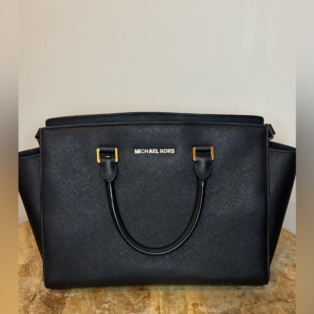 Michael Kors Black Satchel Bag